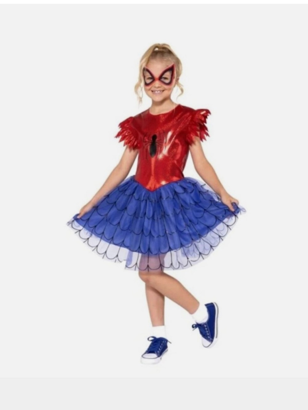Marvel Spiderman costume dress for girls NEW L 10-12 Halloween movie spider girl